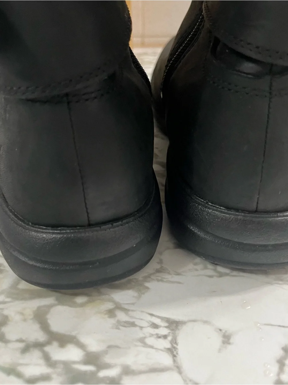 Merrell Captiva Buckle Waterproof Tall Boots Black Leather Women's Sz 10 J69114